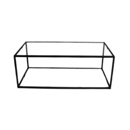 Mesa de centro Ravena Preta 1,20 x 0,60 x 0,45h