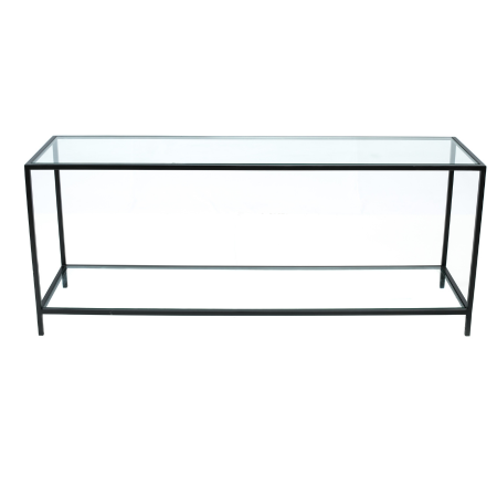 Aparador Ravena preto 1,80 x 0,50 x 0,76h