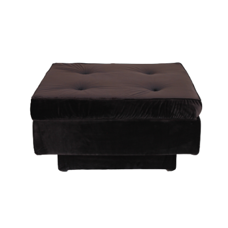 Puff Futon ( veludo marrom ) 80 x 80 x 0,44h