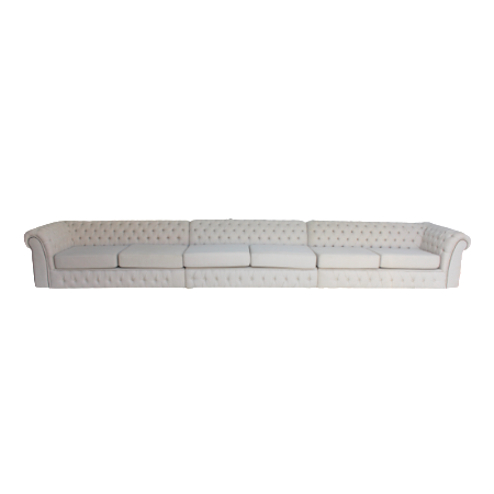 Sofá Chesterfield ( 6 lugares ) 3,40 x 0,90 x 0,72h